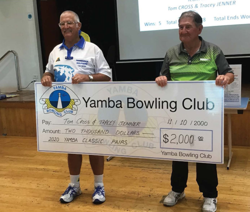 Yamba Classic Pairs winners