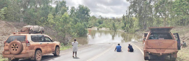 Flooded Laura River