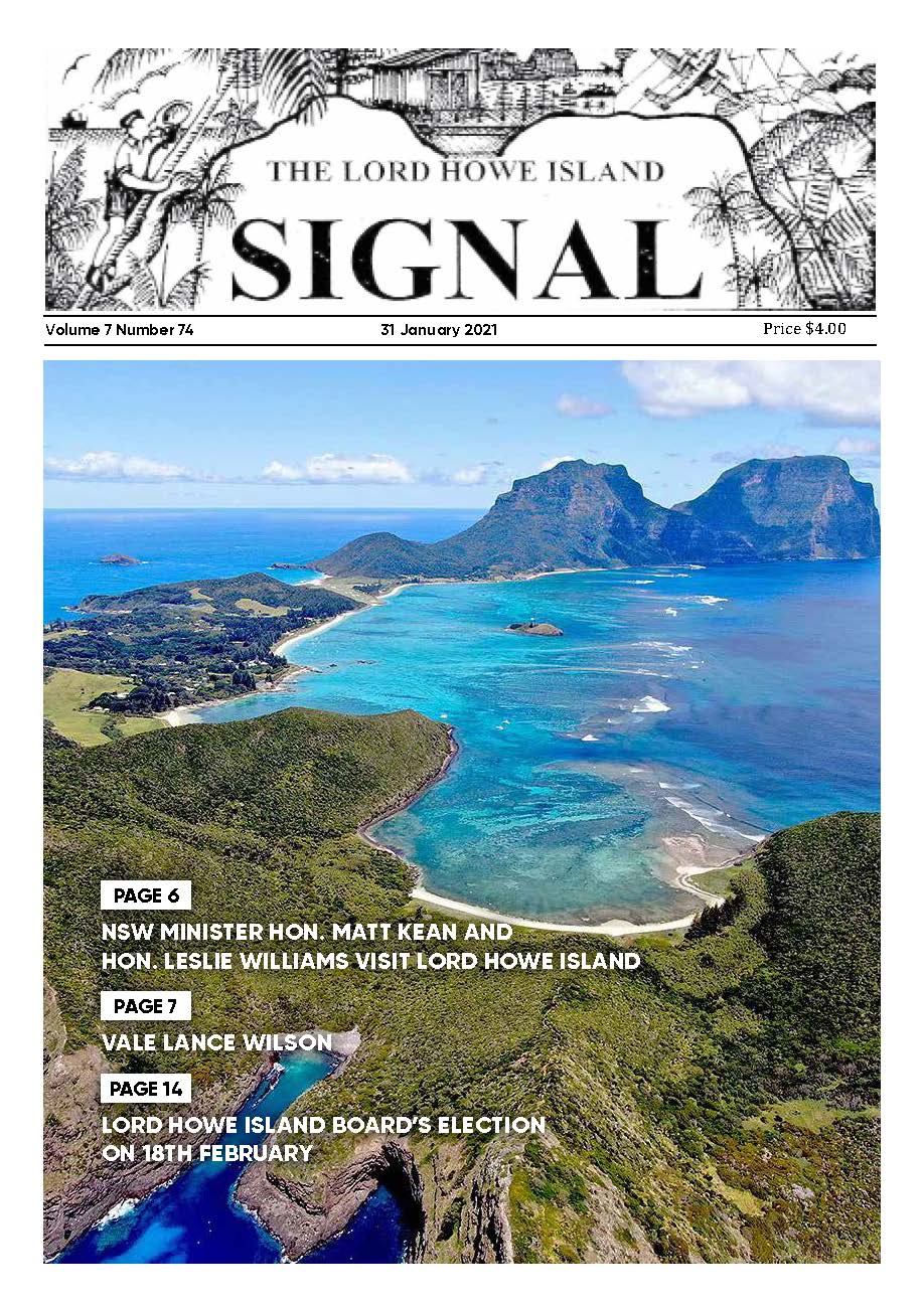 Lord Howe Island Signal 31 January 2021