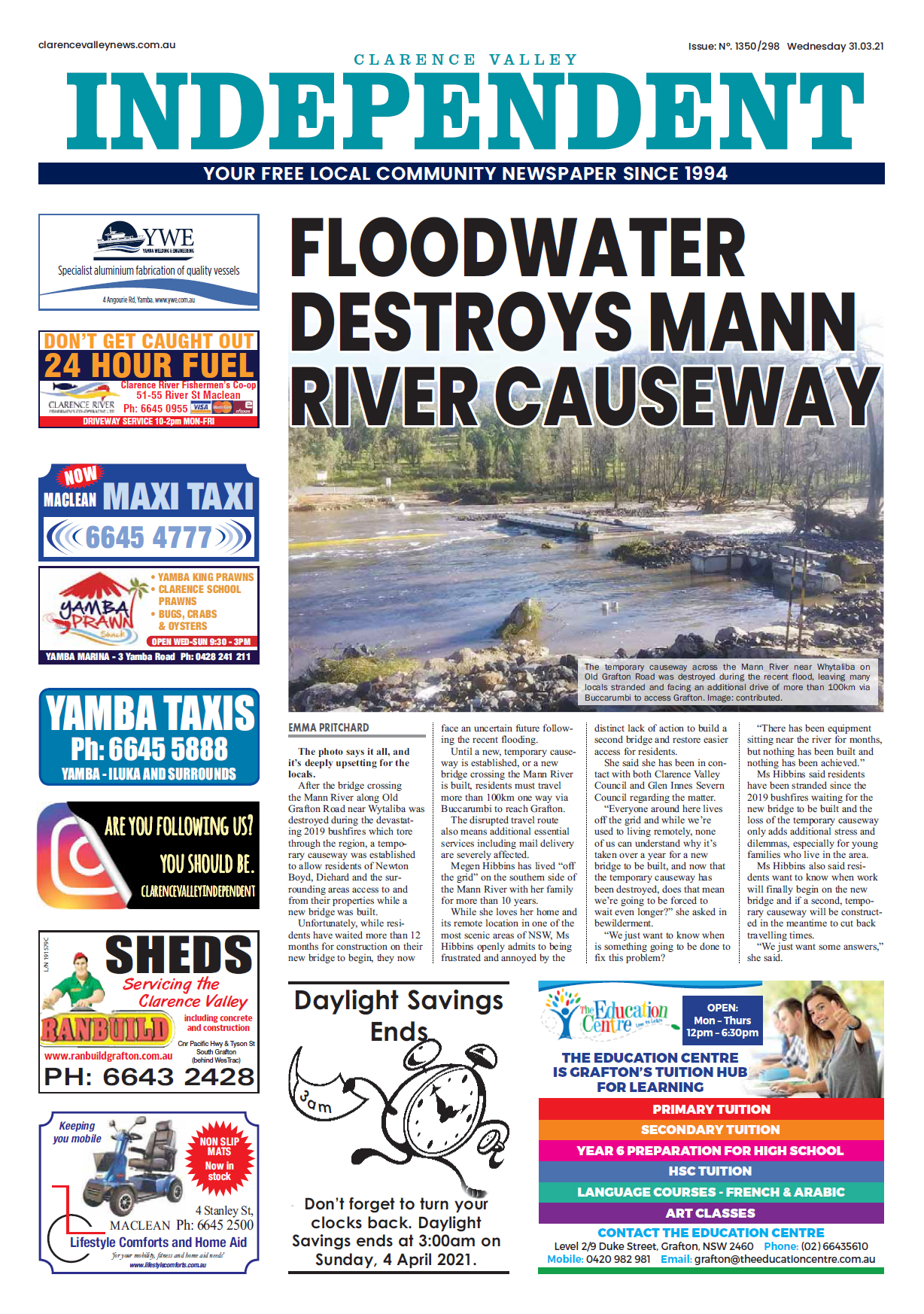 Clarence Valley Independent 31 March 2021