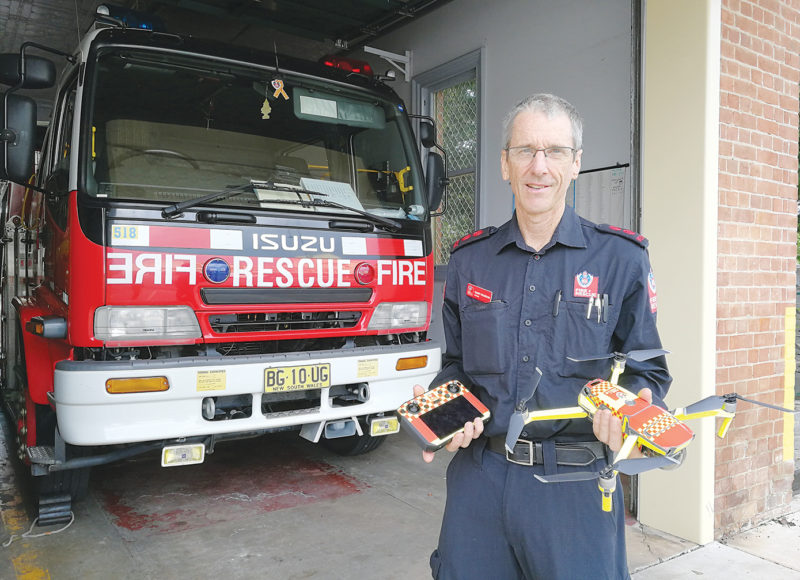 Gary Reardon with drone