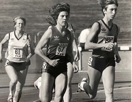 Jo Cubit on the track