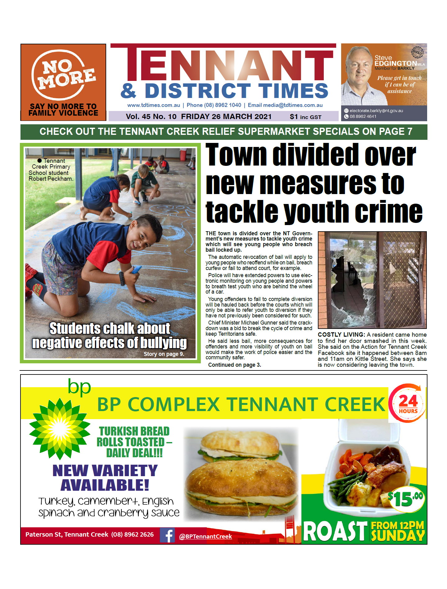 Tennant & District Times 26 March 2021