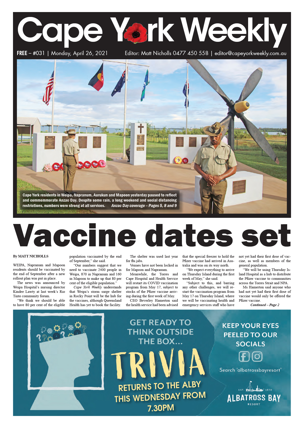 Cape York Weekly 26 April 2021