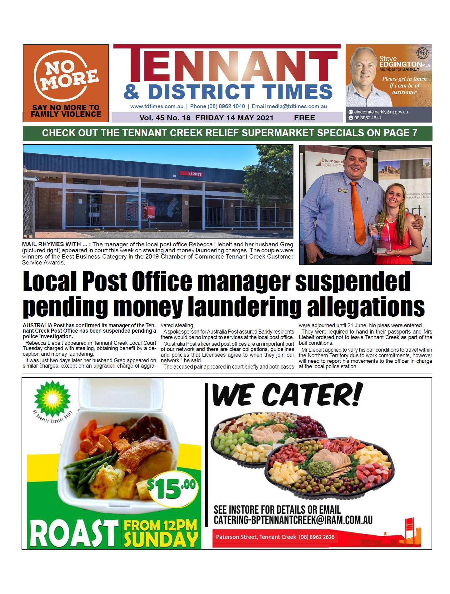Tennant & District Times 14 May 2021
