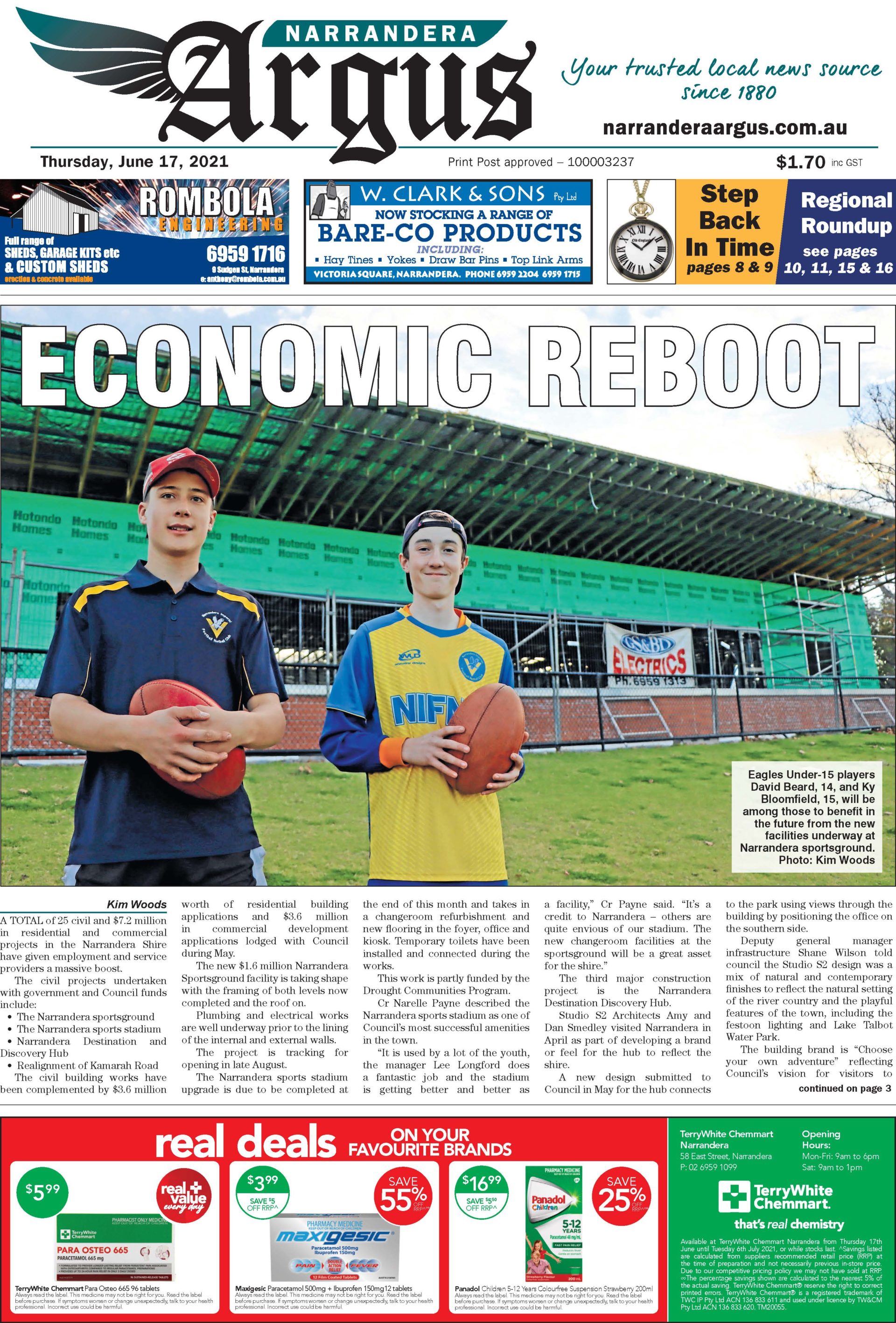 Narrandera Argus 17 June 2021