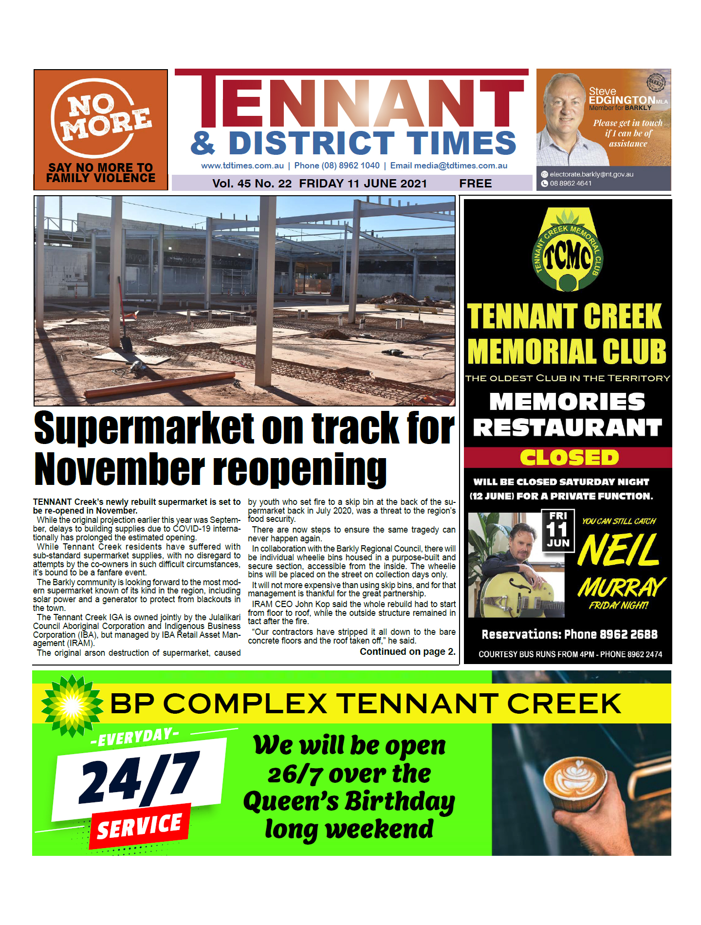 Tennant & District Times 11 June 2021