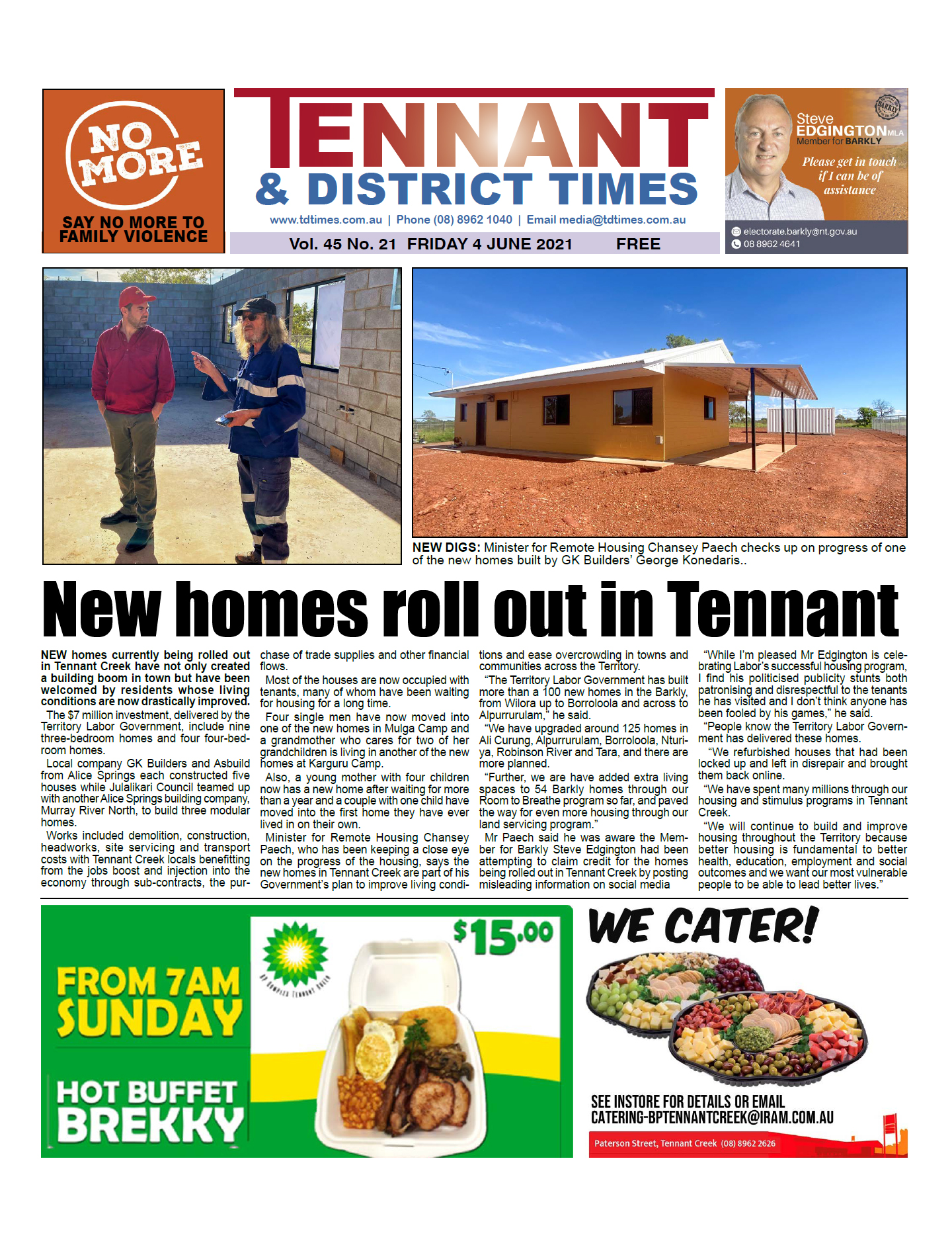 Tennant & District Times 4 June 2021