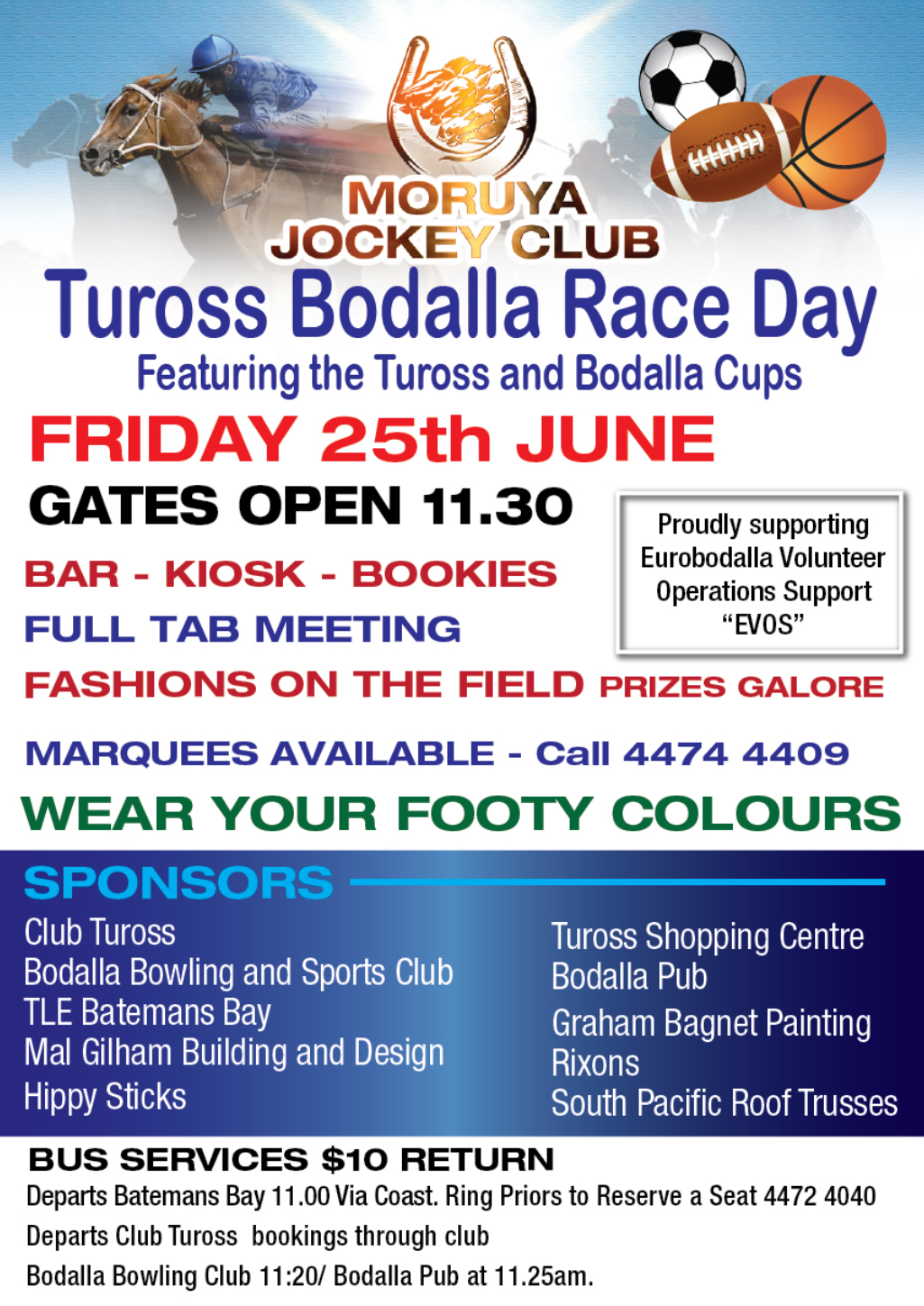 Tuross Bodalla Race Day