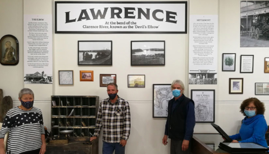 Lawrence Museum volunteers