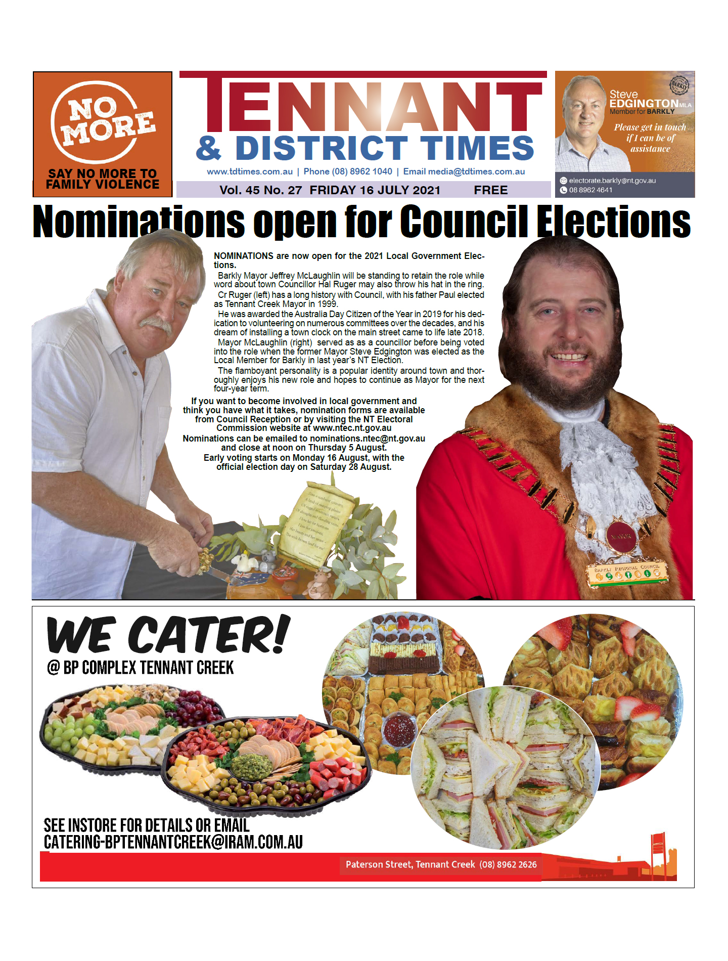 Tennant & District Times 16 July 2021