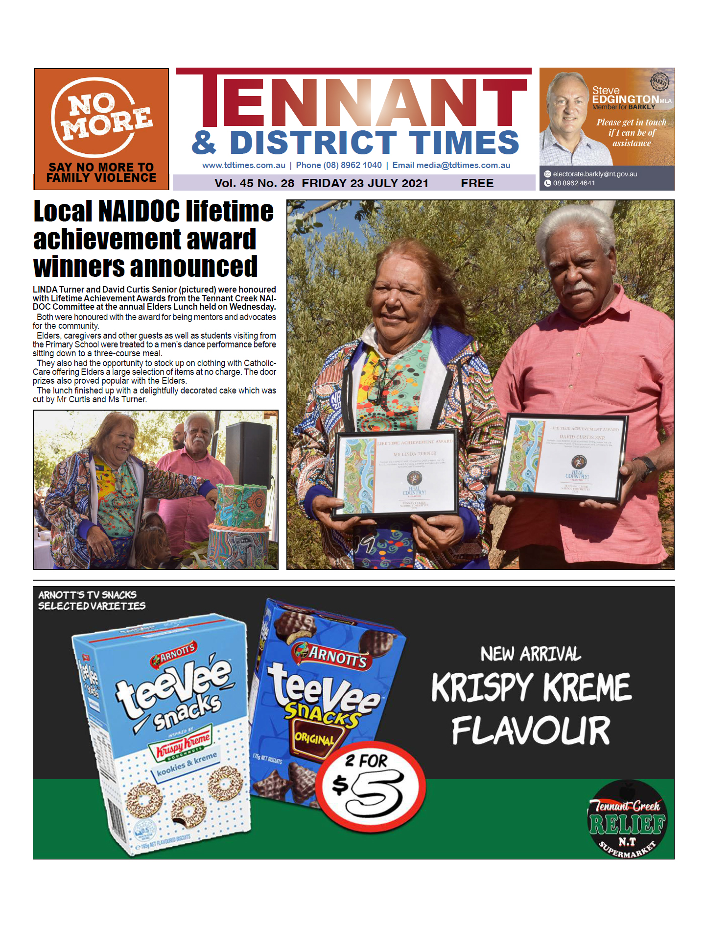 Tennant & District Times 23 July 2021
