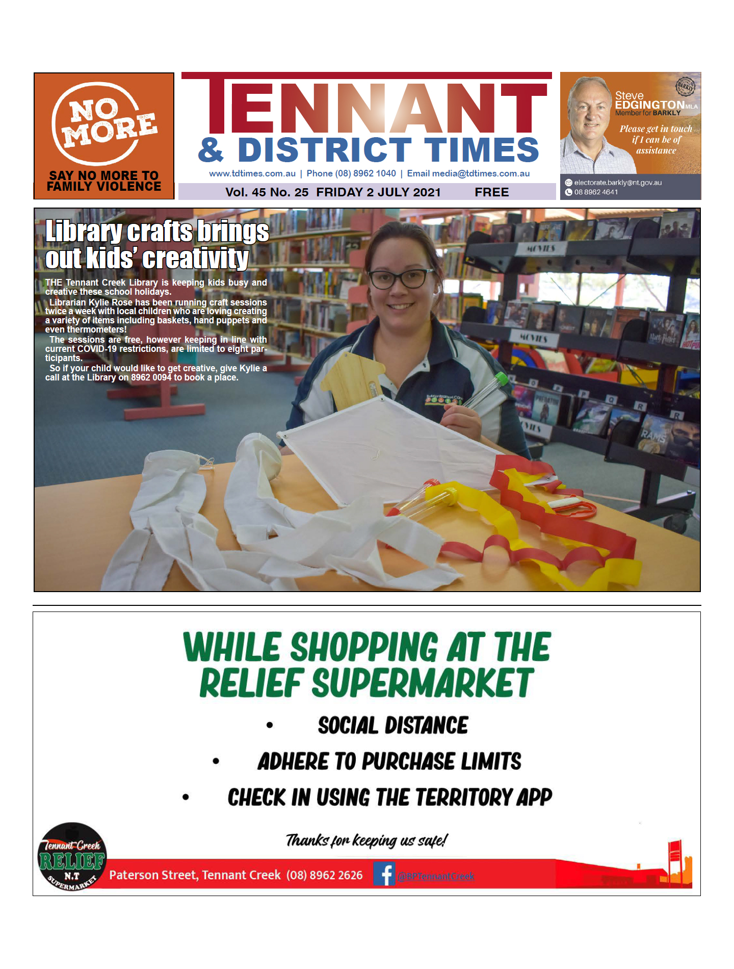 Tennant & District Times 2 July 2021