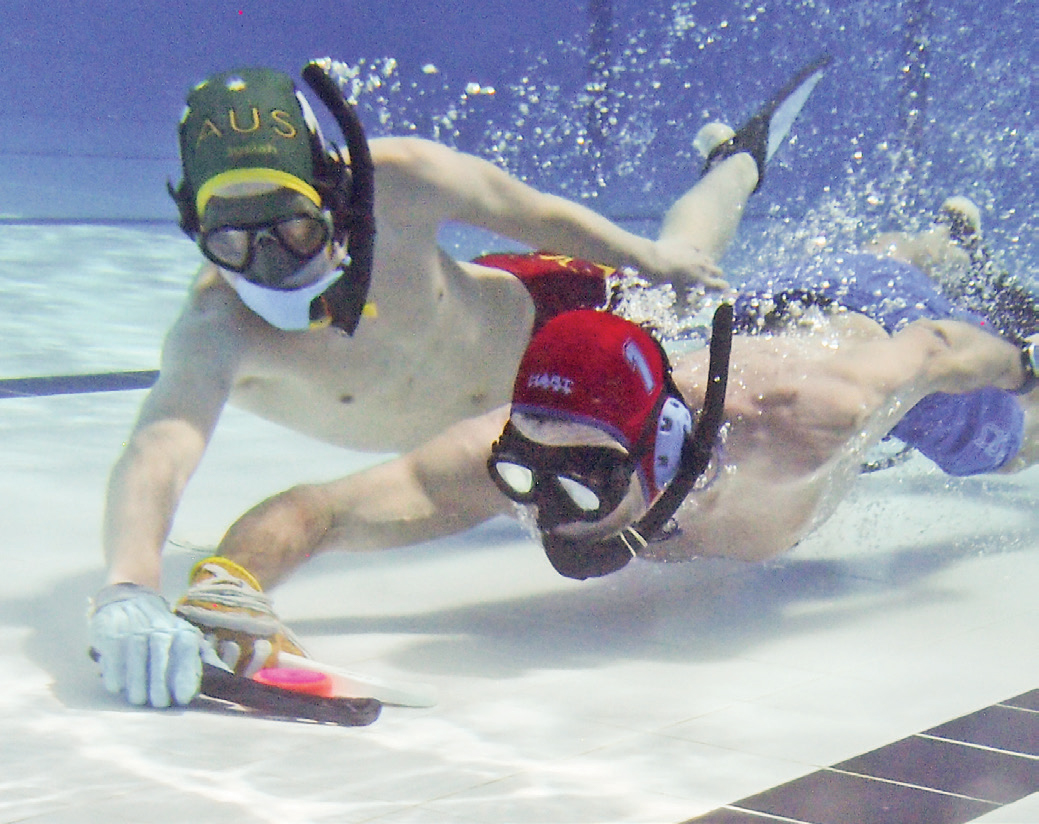 Weipa underwater hockey