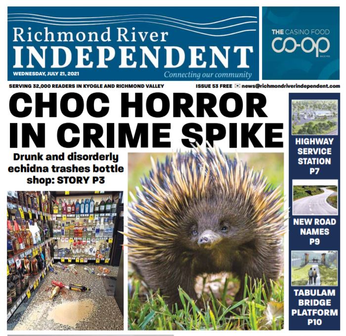 Echidna front page