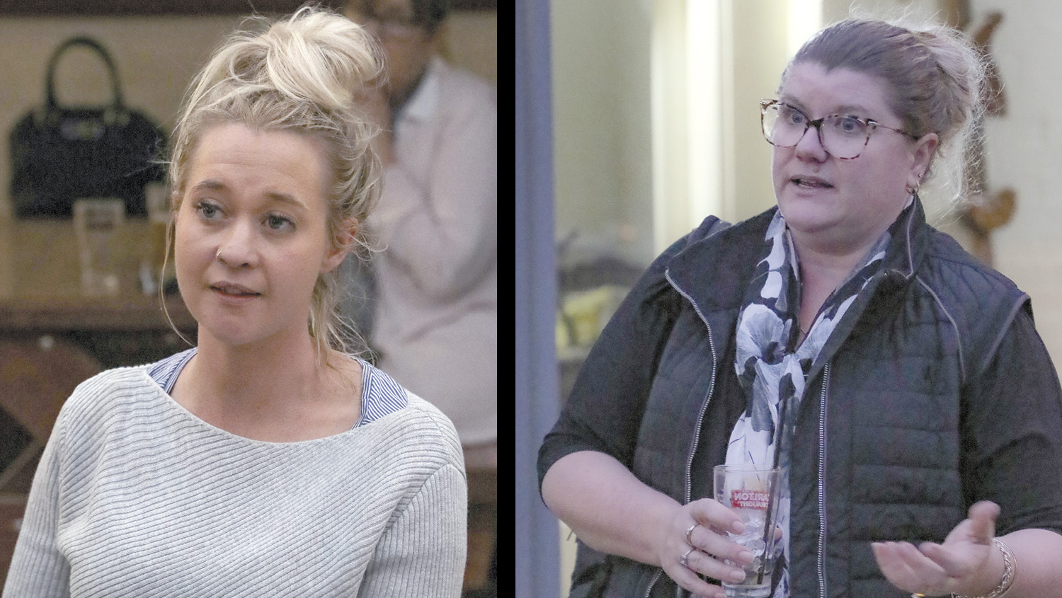 Jodie Thomas and Tracey Brennan