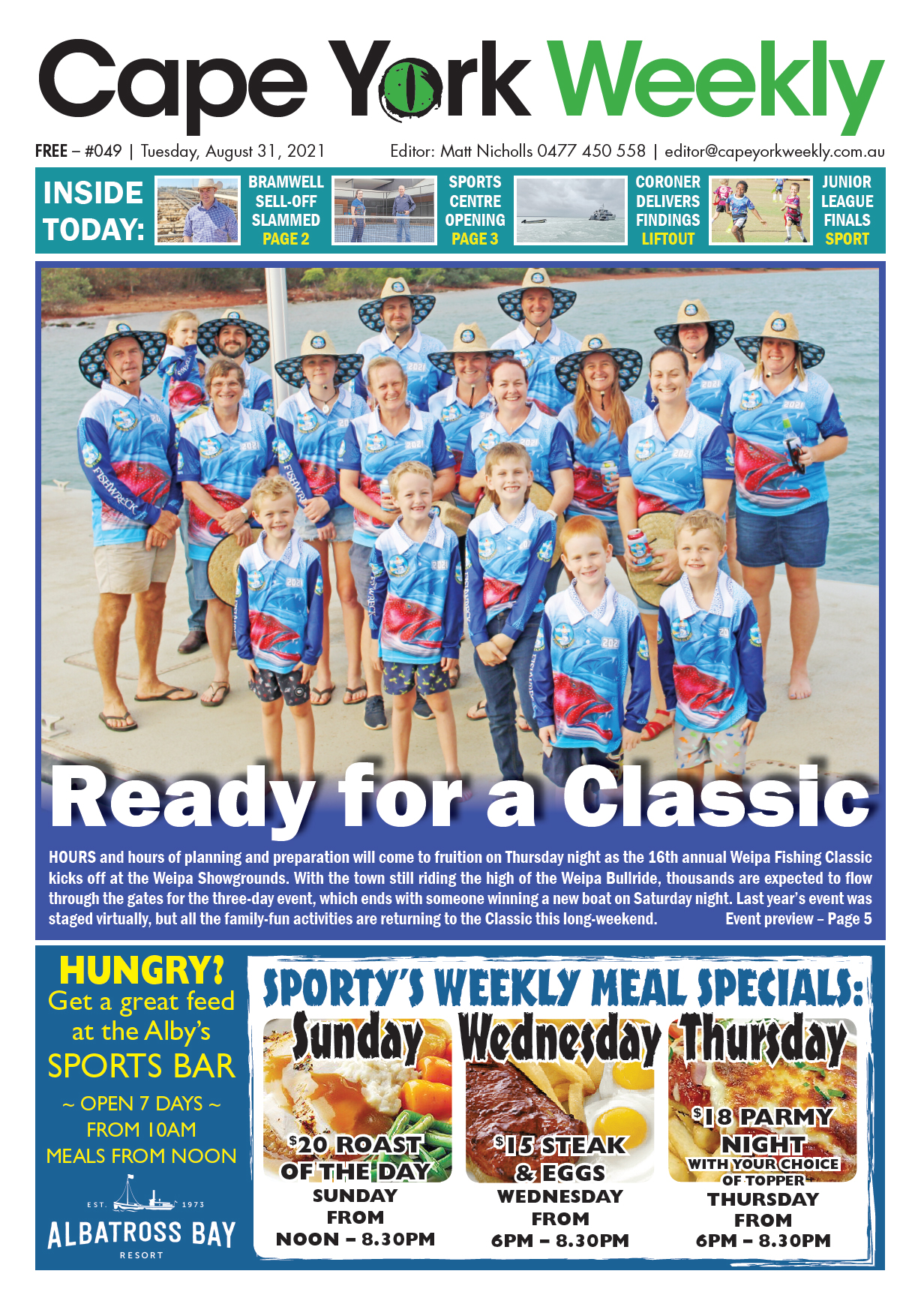 Cape York Weekly 31 August 2021