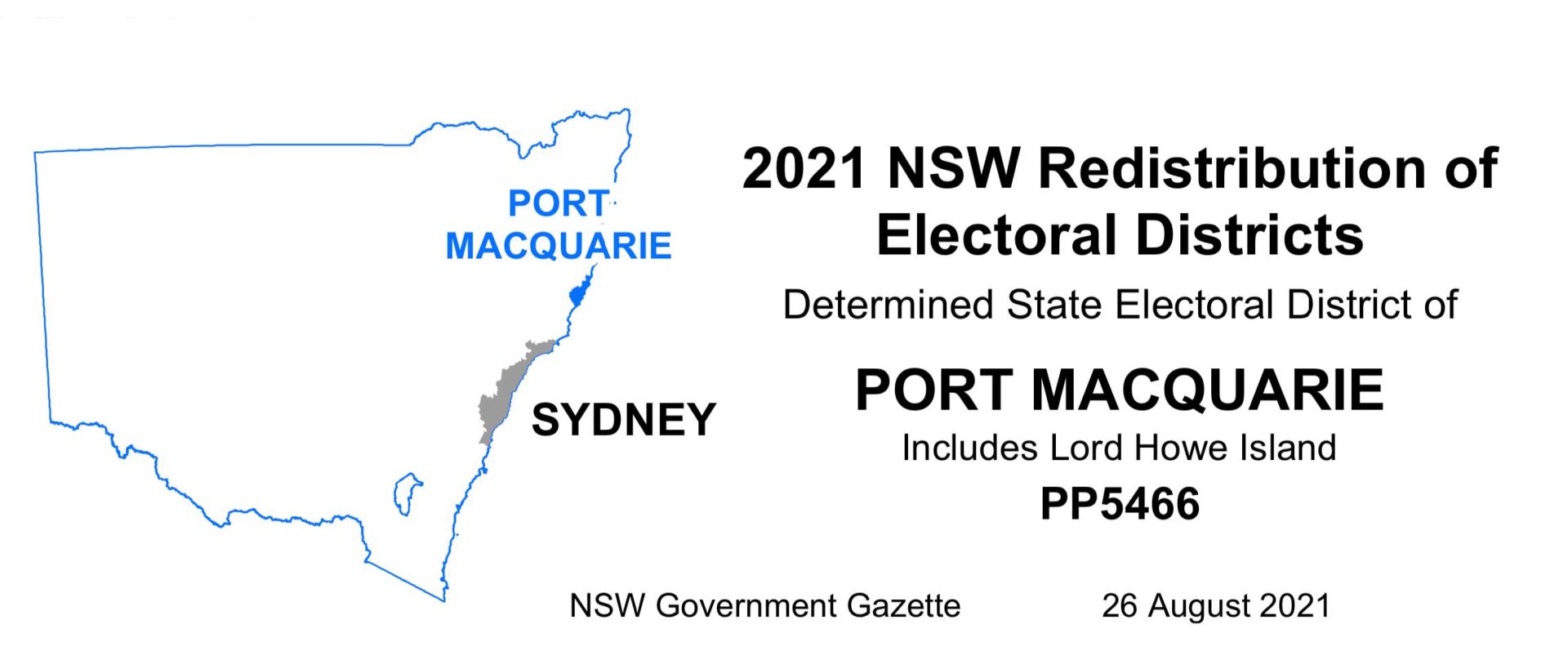 NSW electoral redistribution