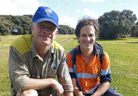 Grant Harper and Simon Pahor