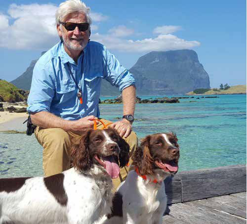 Steve Austin and dogs