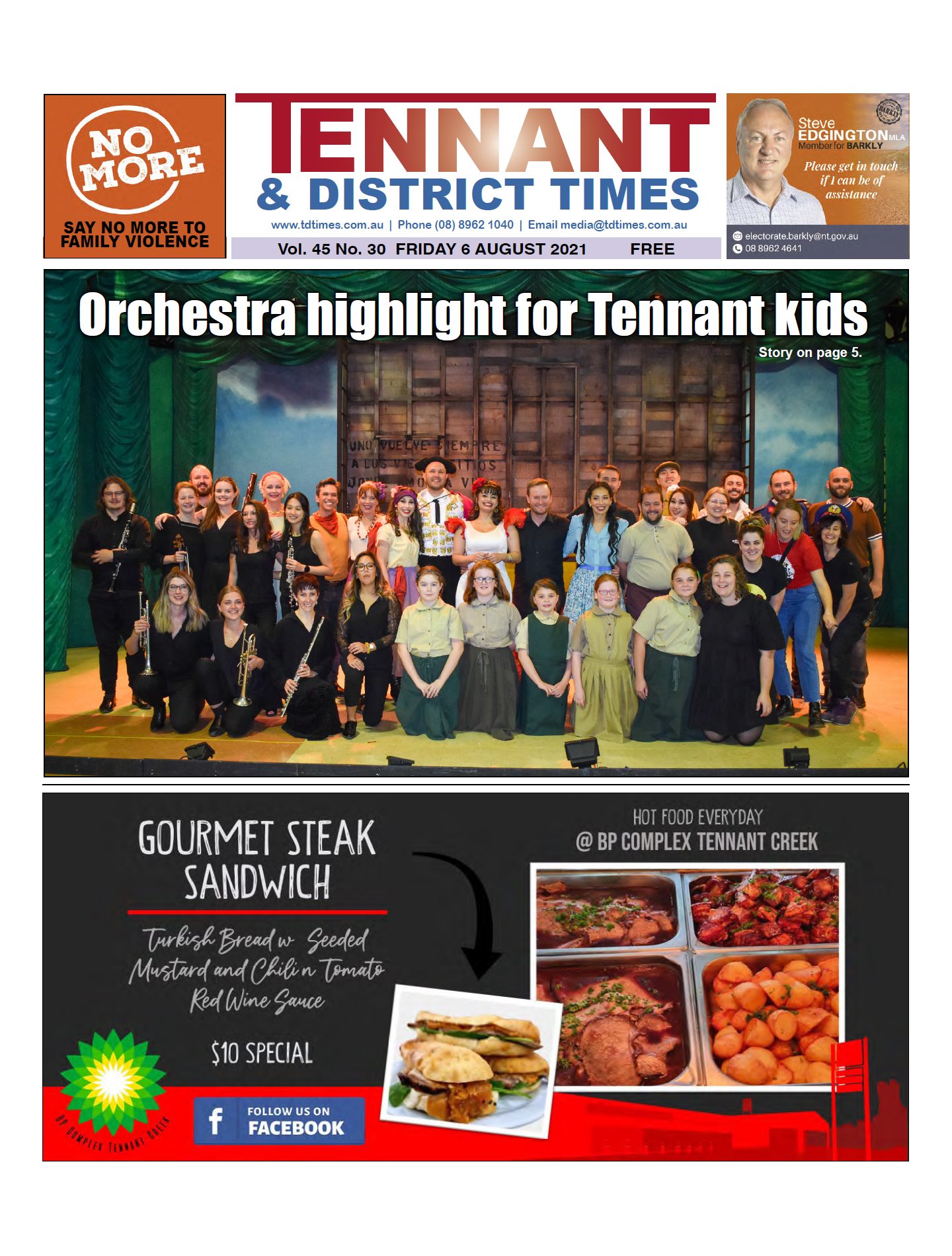 Tennant & District Times 6 August 2021
