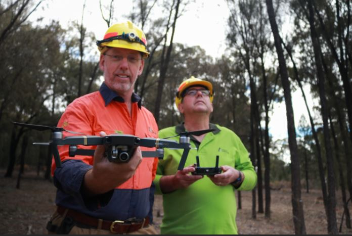Bushfire drones