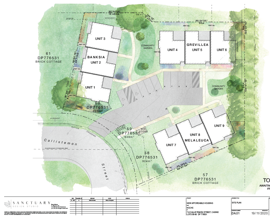 Housing units plan