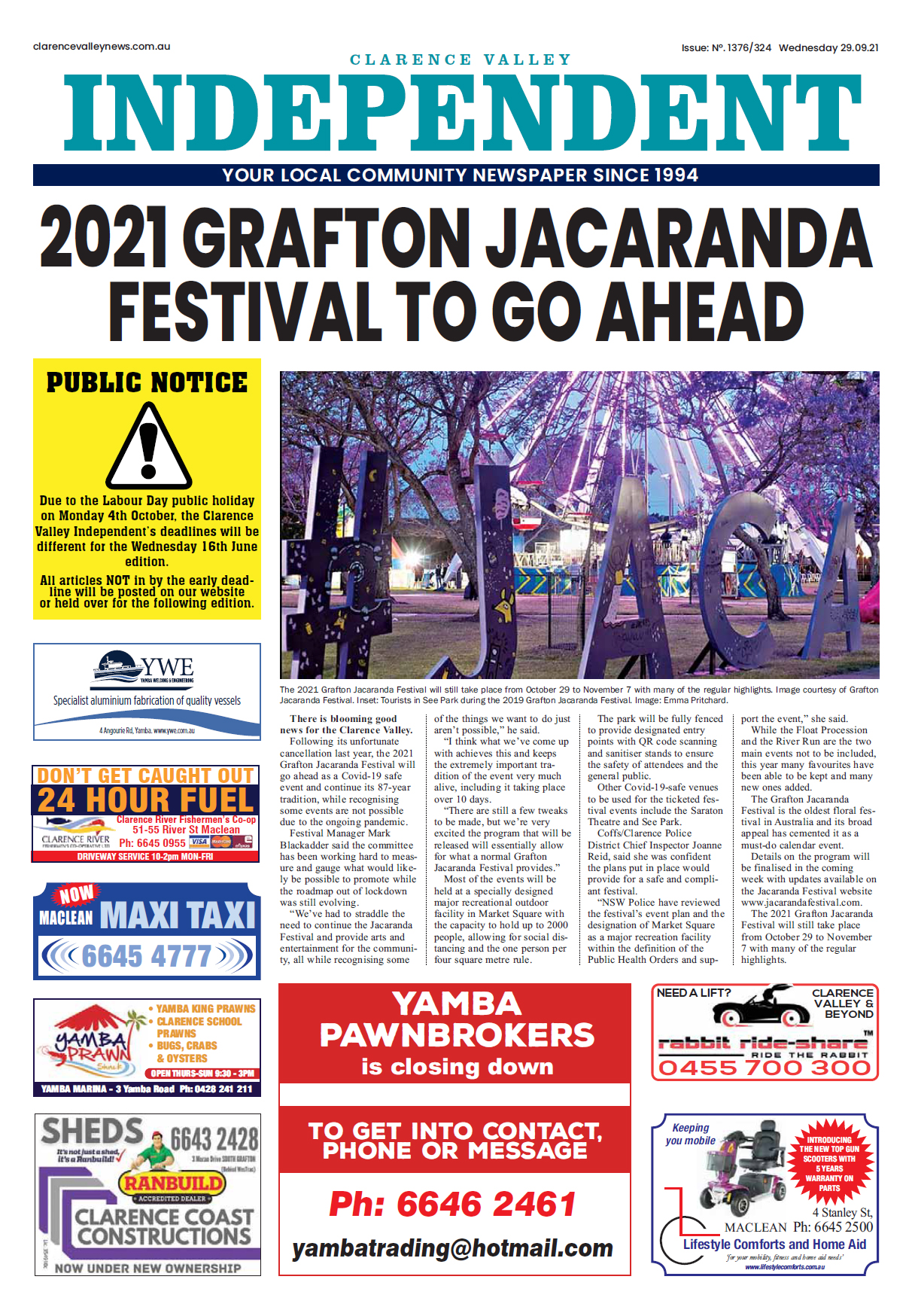 Clarence Valley Independent 29 September 2021