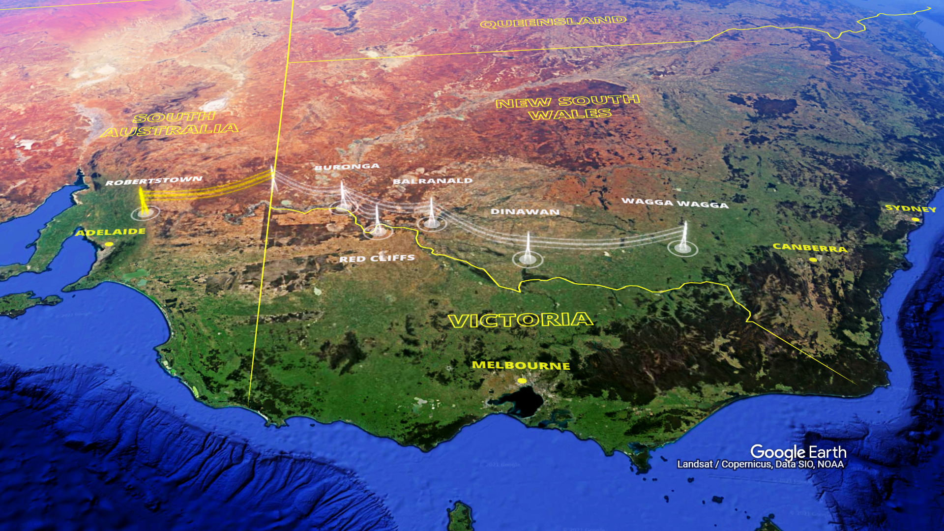 NSW-SA transmission line