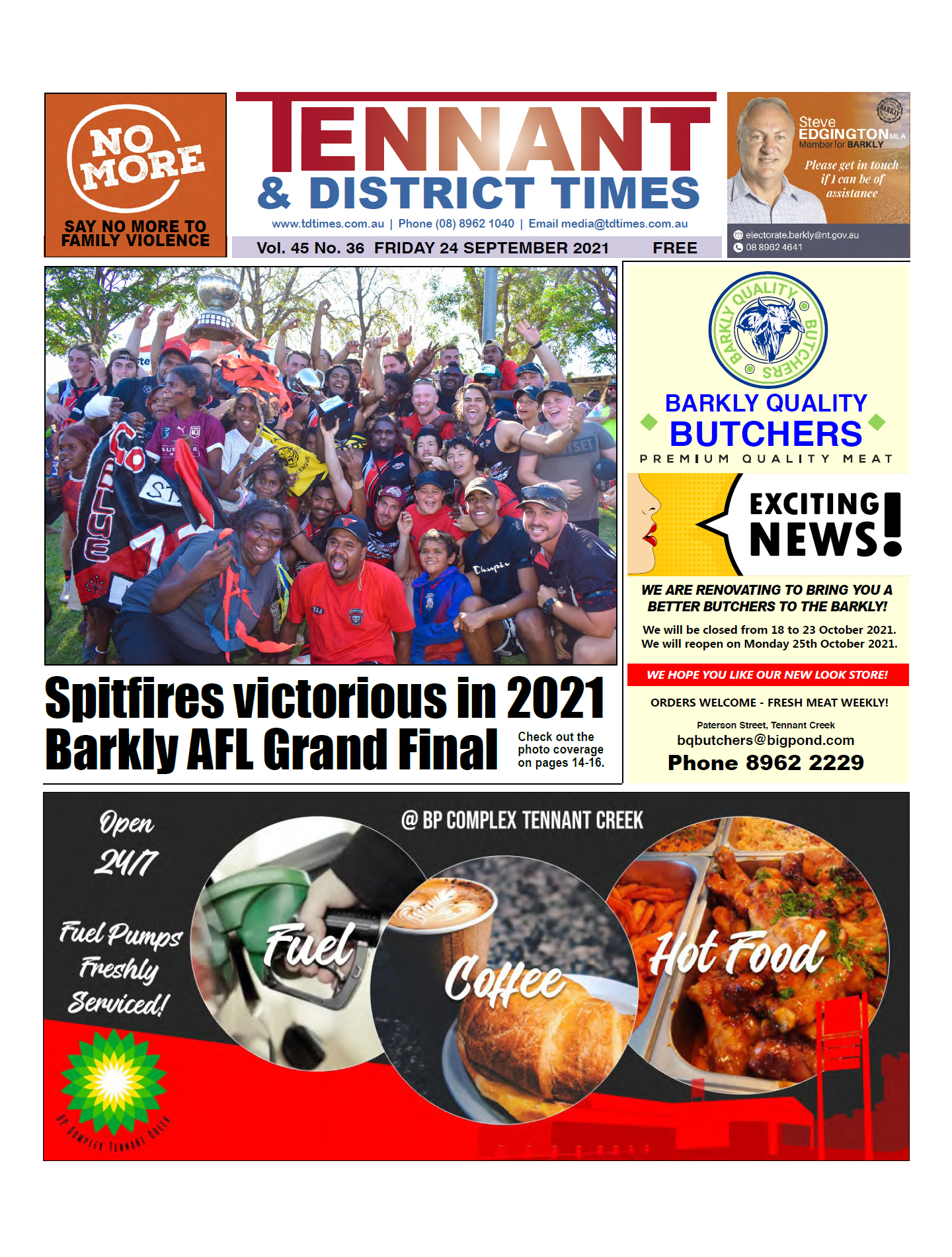 Tennant & District Times 24 September 2021