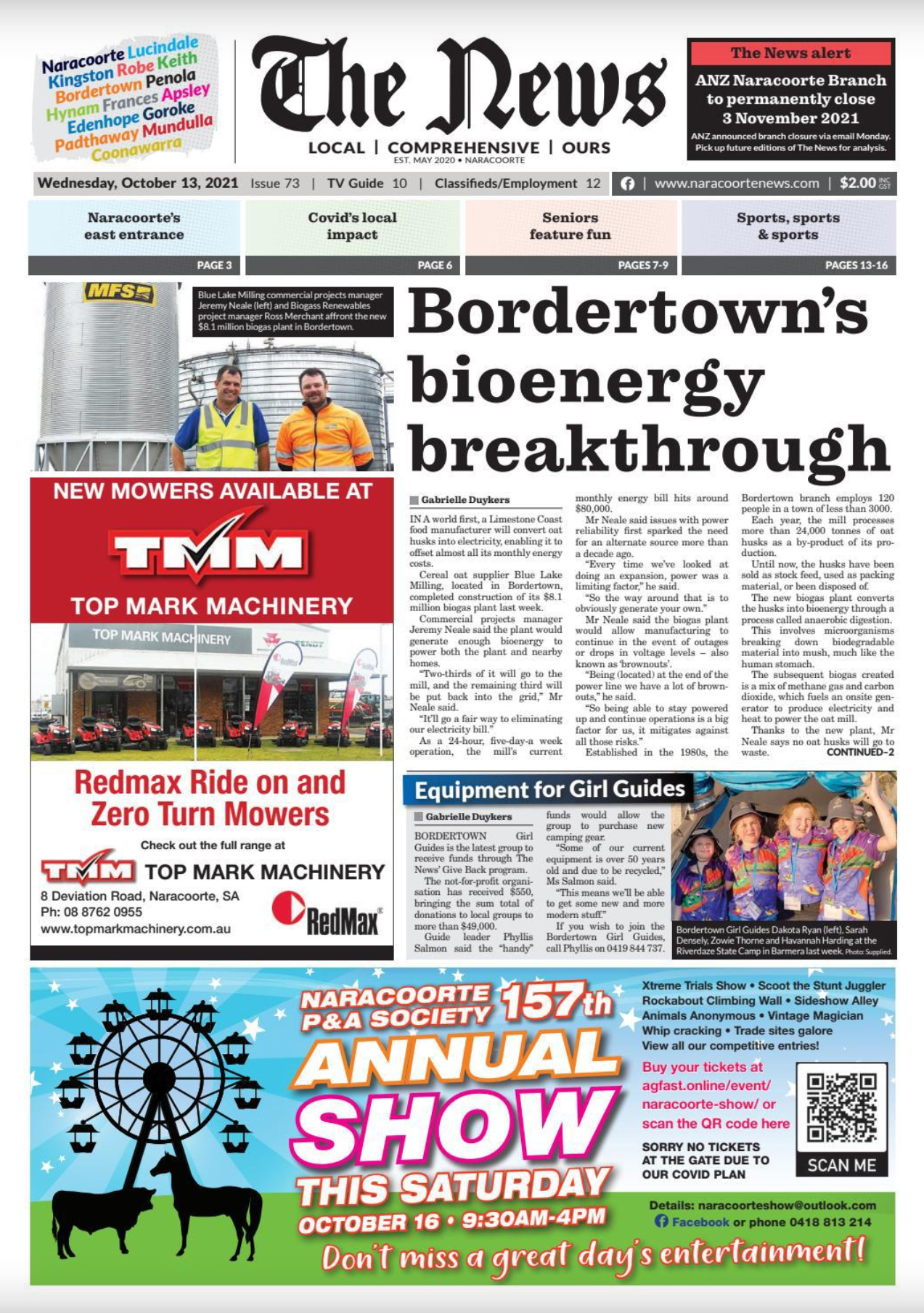 Naracoorte Community News 13 October 2021