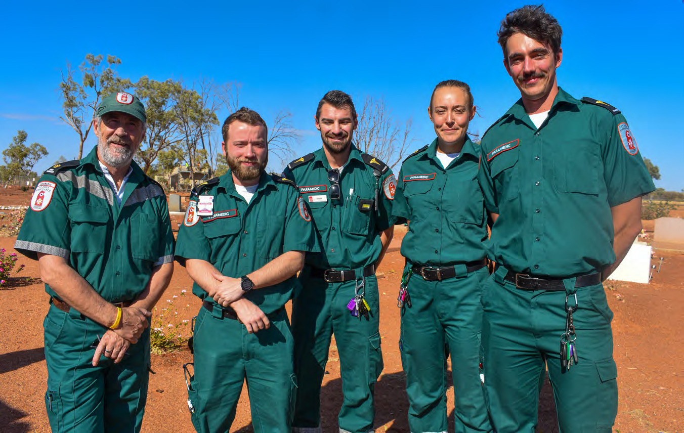Representatives from St John Ambulance.