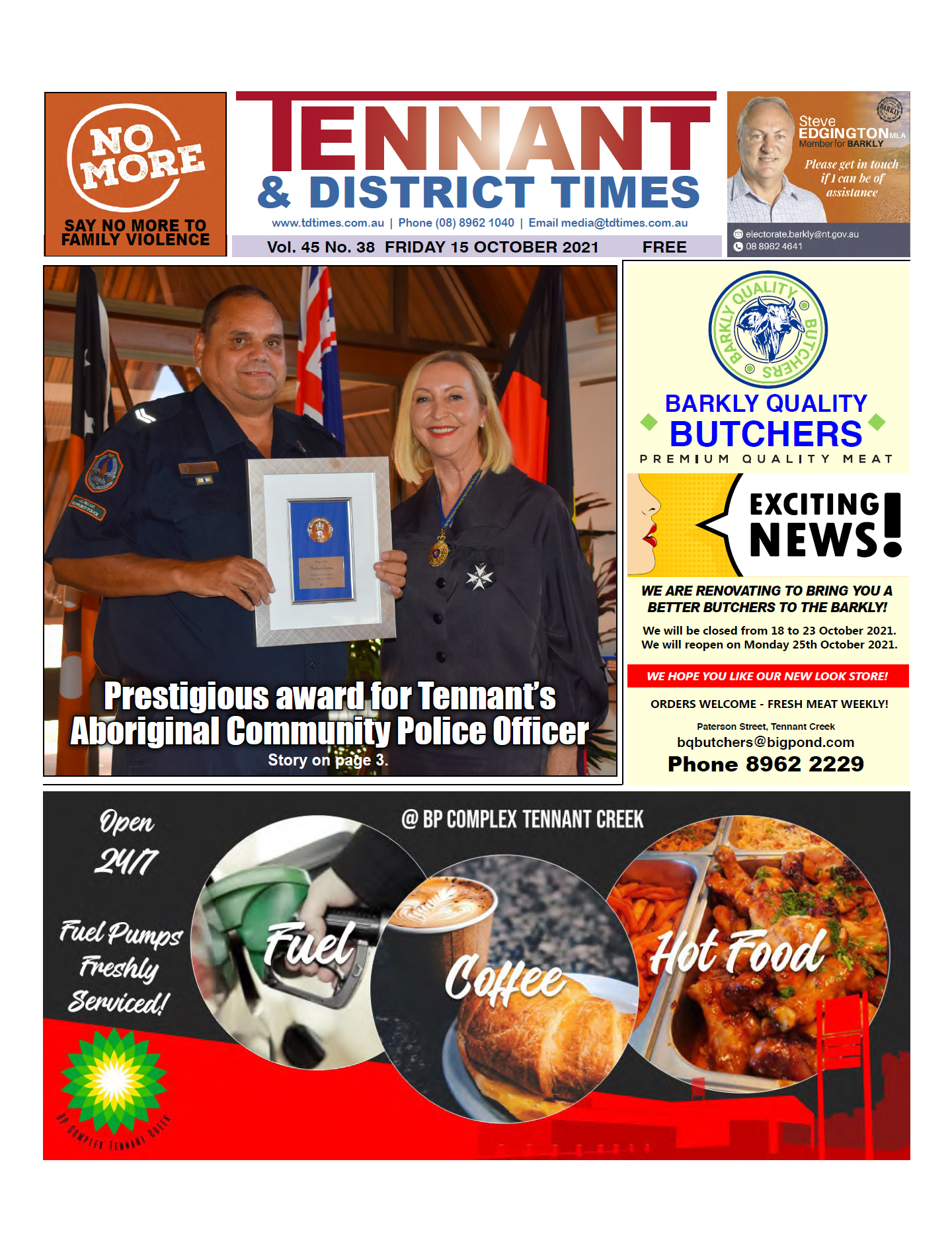 Tennant & District Times 15 October 2021