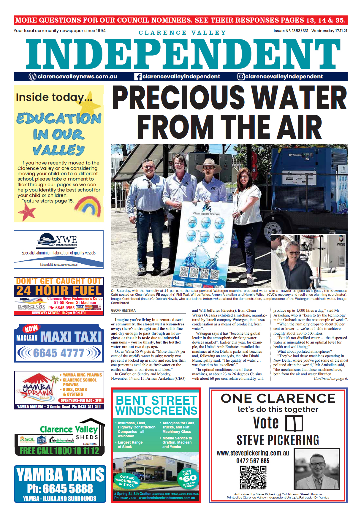 Clarence Valley Independent 17 November 2021