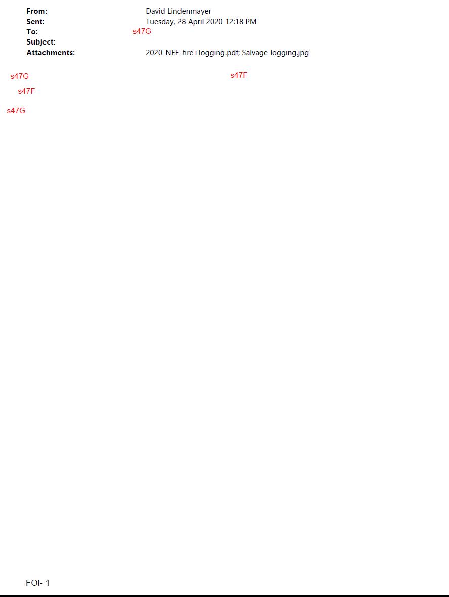 Lindenmayer email redacted