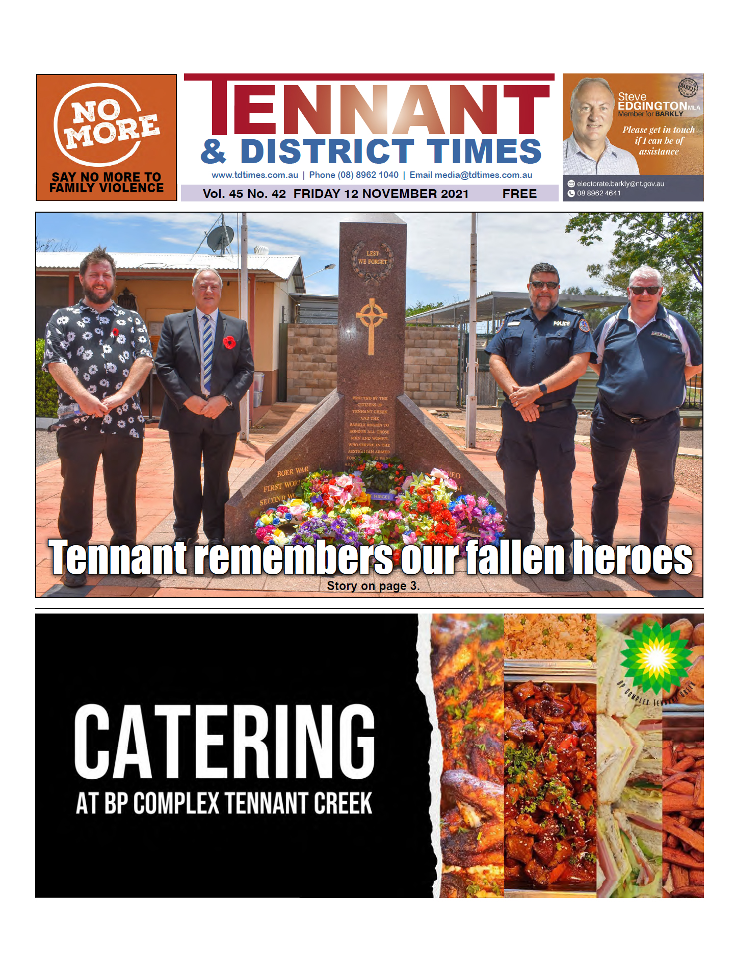Tennant & District Times 12 November 2021