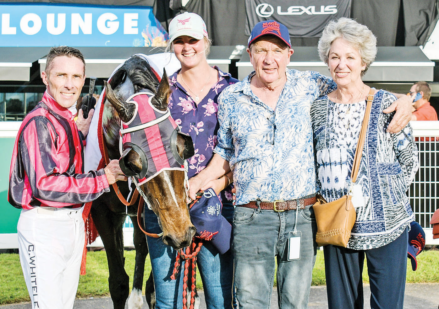 Tutelage and team. Photo: Peter Roy