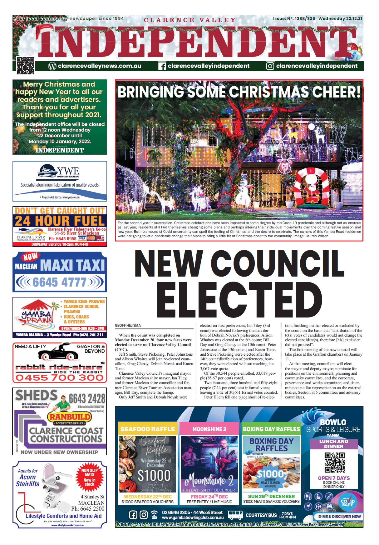 Clarence Valley Independent 22 Deccember 2021