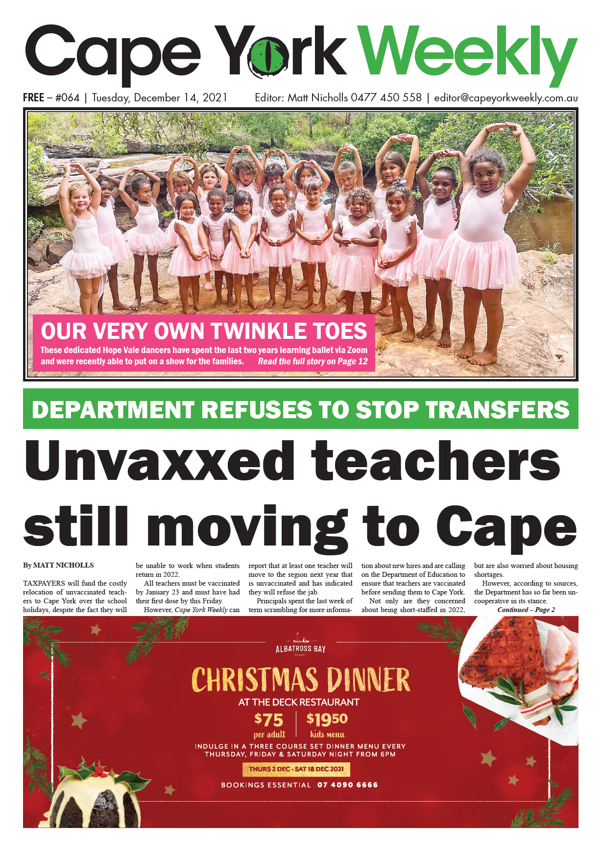 Cape York Weekly 14 December 2021