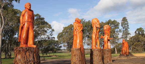 Father Woods statues
