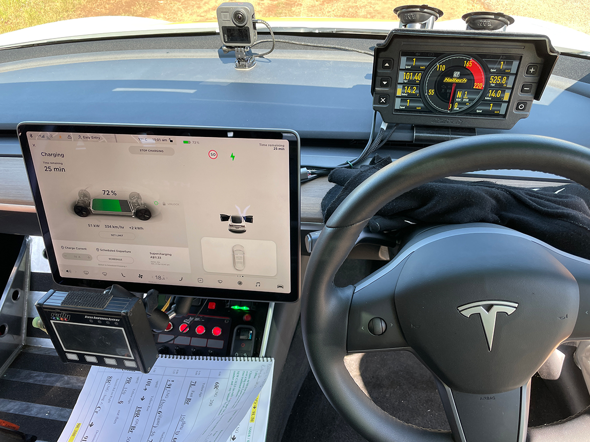 Interior while charging