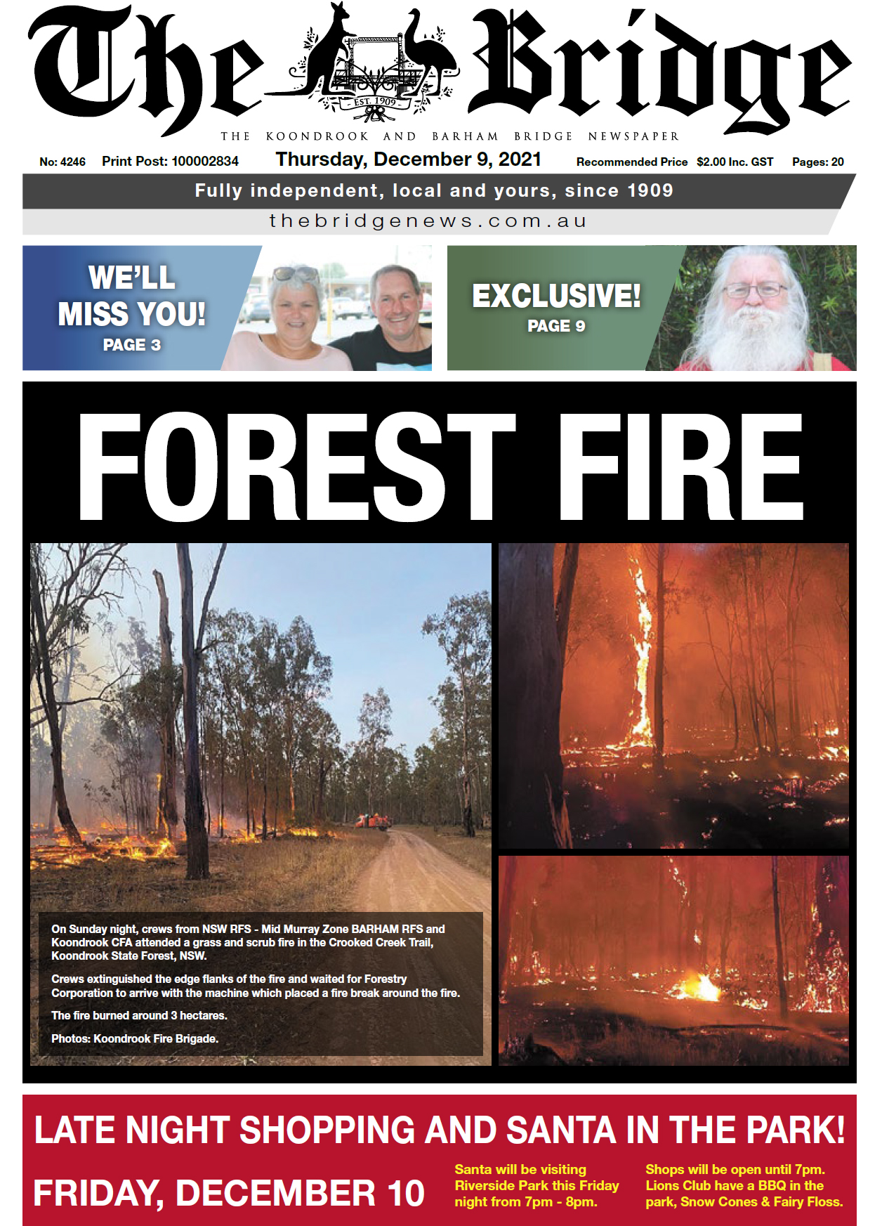 The Koondrook and Barham Bridge Newspaper 9 December 2021