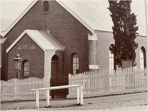 The Welsh Baptist Church in Maldon, Victoria. Now known as Sunday House.