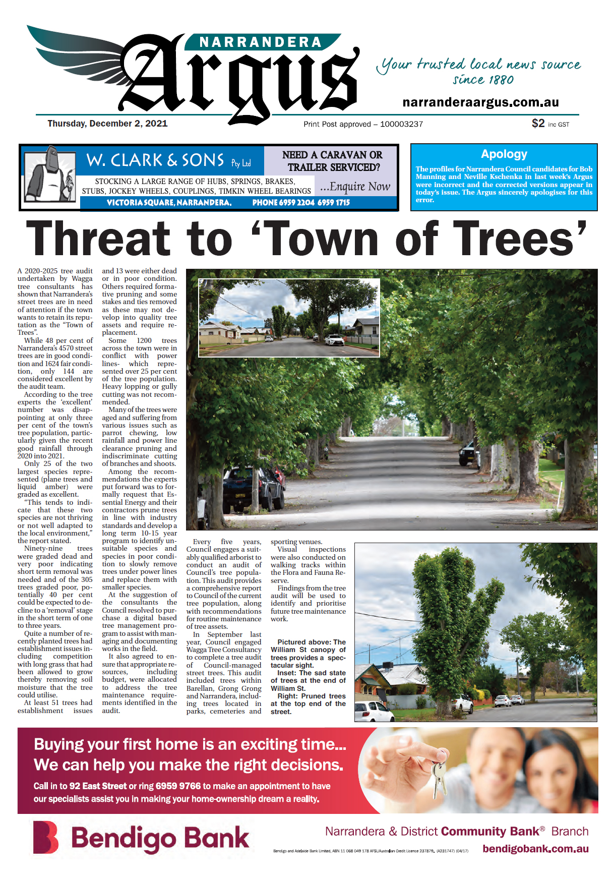 Narrandera Argus 2 December 2021