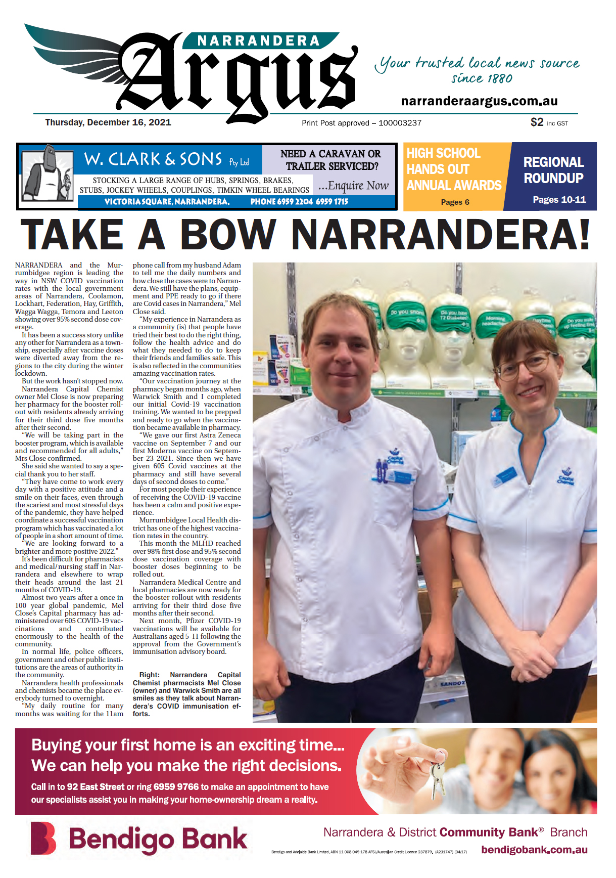 Narrandera Argus 16 December 2021