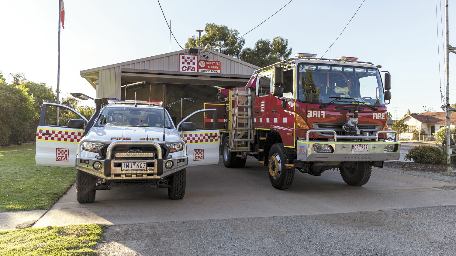 Koondrook CFA trucks