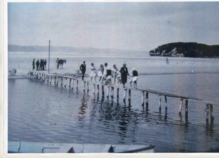 Crossing John Ricketts bridge 1930s