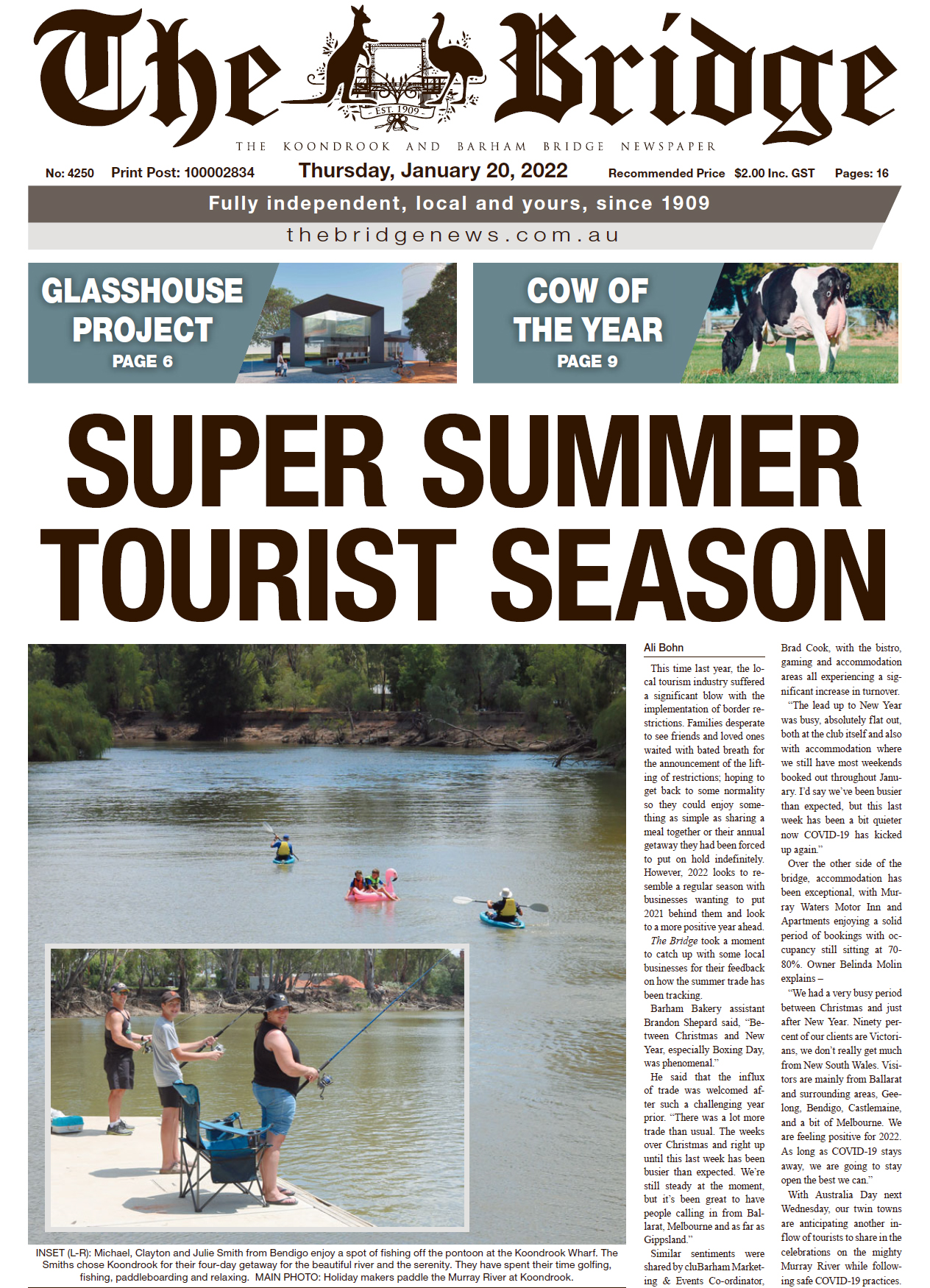 The Koondrook and Barham Bridge Newspaper, 20 January 2022