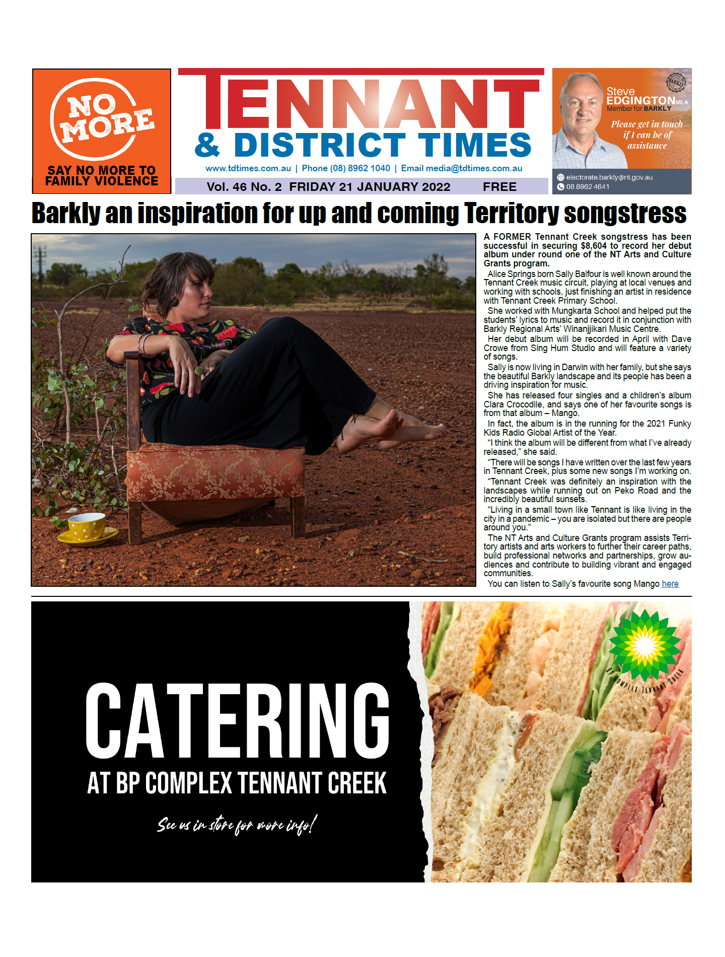Tennant & District Times 21 January 2022