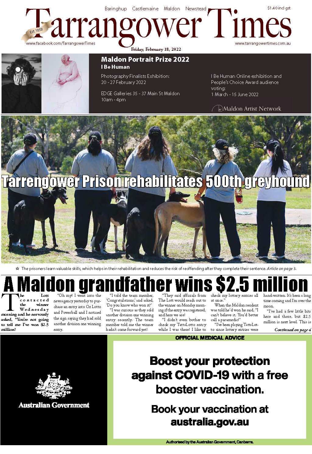 Tarrangower Times 18 February 2022